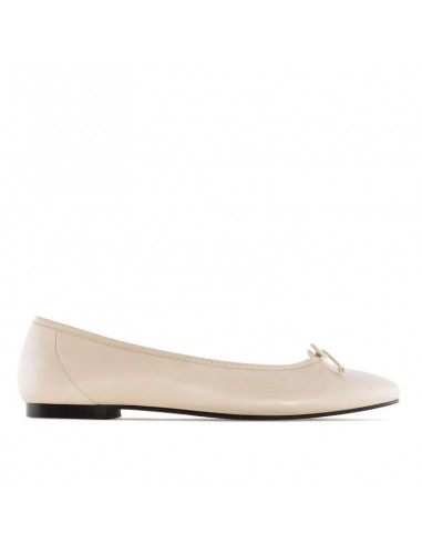 Ballerina Marta in pelle beige