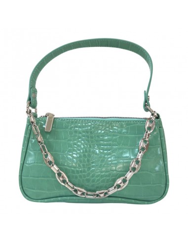 Pochette in cocco verde