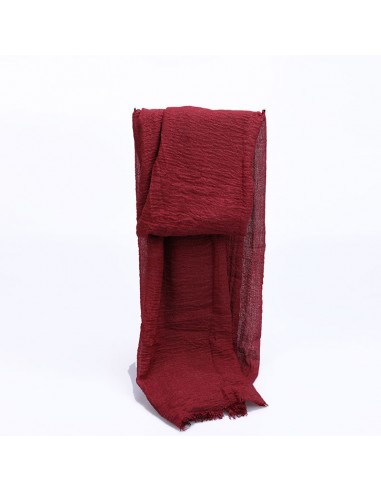Sciarpa casual color bordeaux