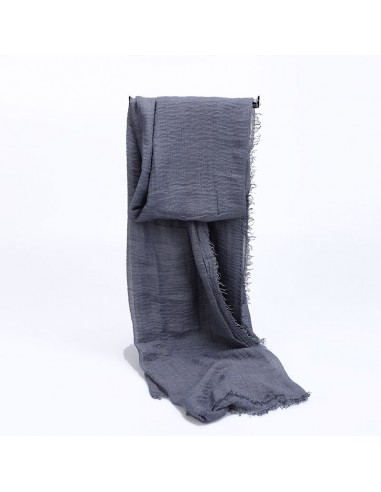 Sciarpa casual color grigio scuro
