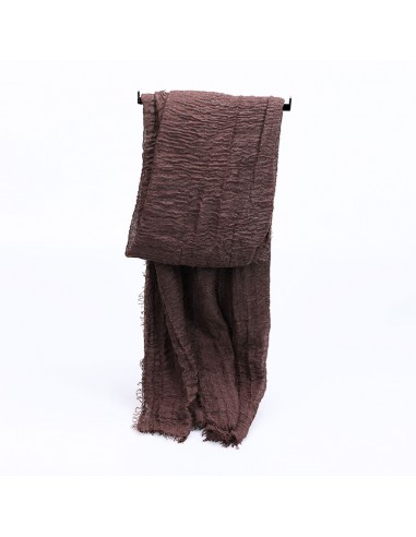 Sciarpa casual color marrone