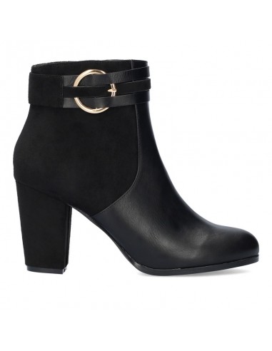 Stivaletto Nero con Fibbia