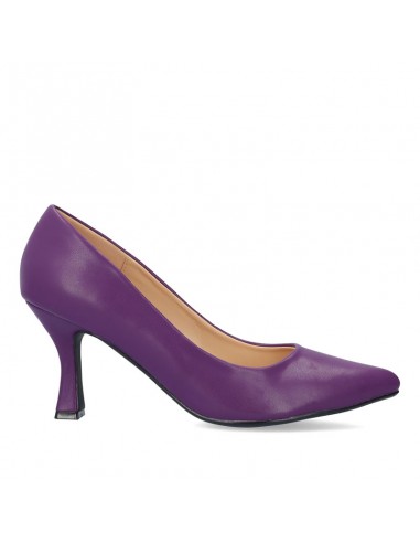 Scarpe viola deals tacco medio
