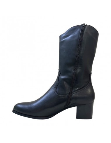 Camperos in pelle nera