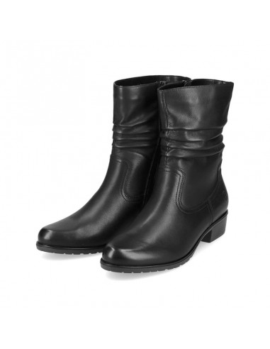 Stivaletto in pelle nera