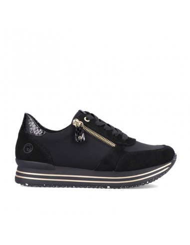 Sneaker bassa nero oro