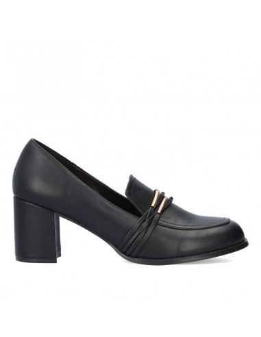 Mocassino con dettagli oro