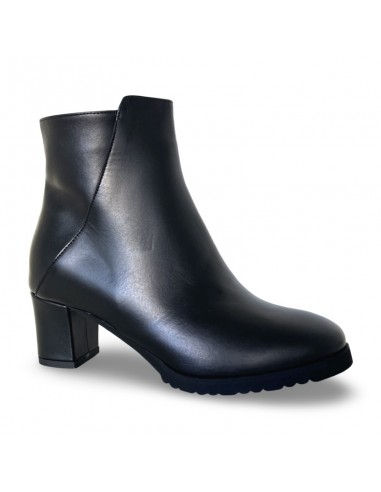 Stivaletto in pelle nera