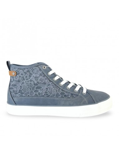 Sneaker alta Blu Jeans con ricami