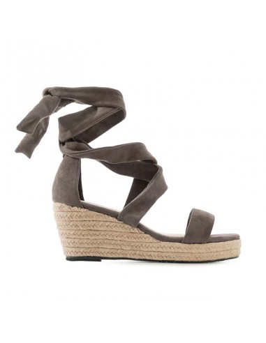 Zeppa camoscino grigio