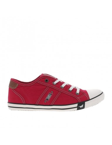 Sneaker Mustang tela rossa
