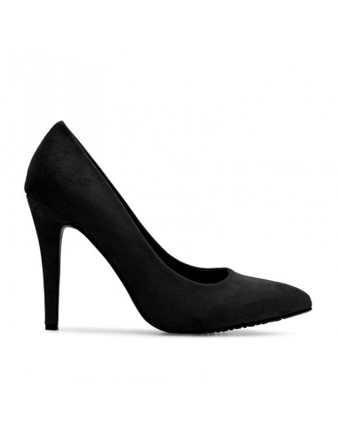 Décolleté camoscino nero