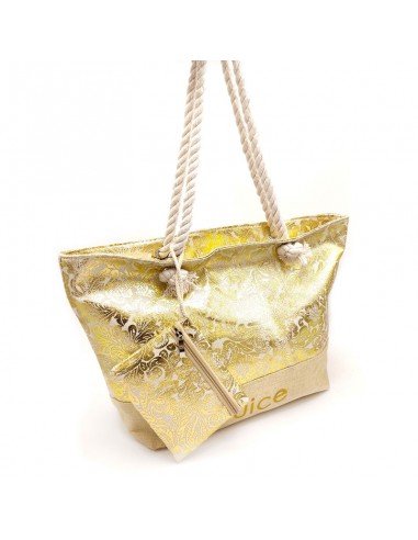 Borsa mare oro con pochette